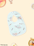 Kidbea Waterproof Spill Resistant Bibs Soft Cotton Bib for Unisex Baby Assorted Print Pack of 6