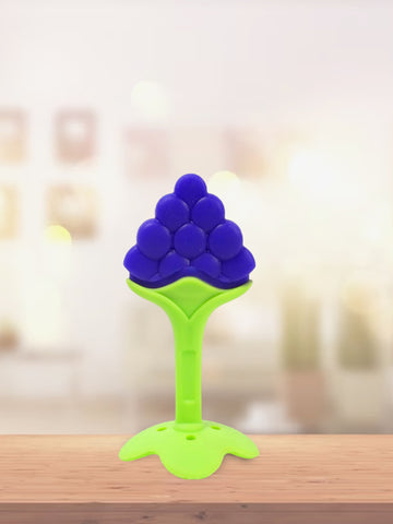 Kidbea Grapes Shape Silicone Baby Teether - Blue