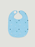 Premium 100% Bamboo Ultra- Soft fabric Baby Bibs - Blue & Orange