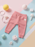 Kidbea Premium 100% Bamboo Ultra-Soft fabric Unisex SweatShirt with Pant Set- Peach