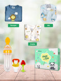 Kidbea Premium Gift Set for New Born Baby Boy & Girl, Pack of 6, Skin Friendly, Baby Shower and  Gifts (Assorted)