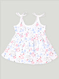 Extra Soft Muslin  Fabric Baby Girls Frock | Pack of 4 | Space, Mickey, Cute Chick and Butterfly Print