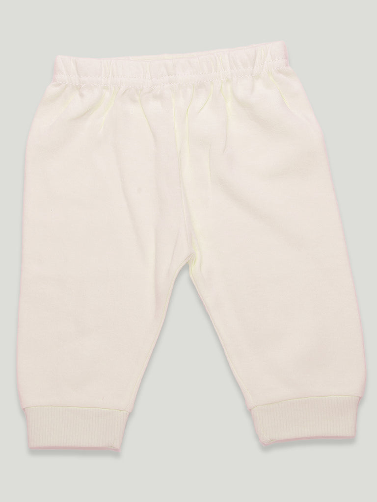 Kidbea Premium 100% Bamboo Ultra-Soft fabric Unisex Sweat Pant - Off White