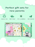 Kidbea Premium New Born Baby Girl Clothing with Feeding Gift Pack of 6 (Assorted)