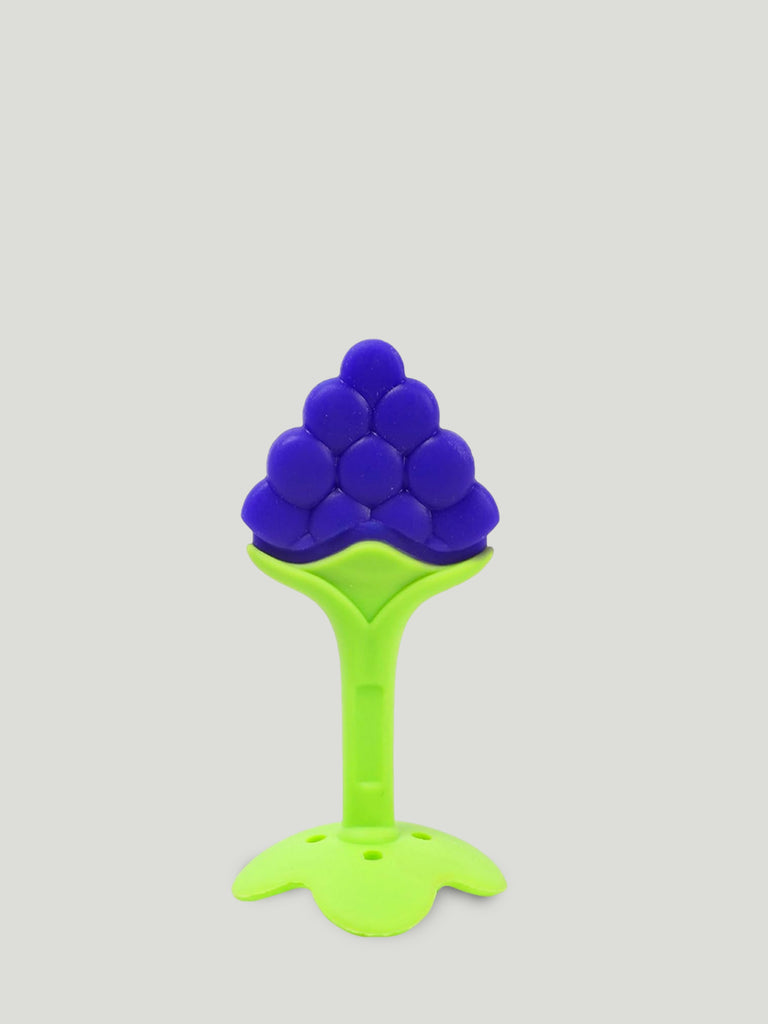 Kidbea Grapes Shape Silicone Baby Teether - Blue