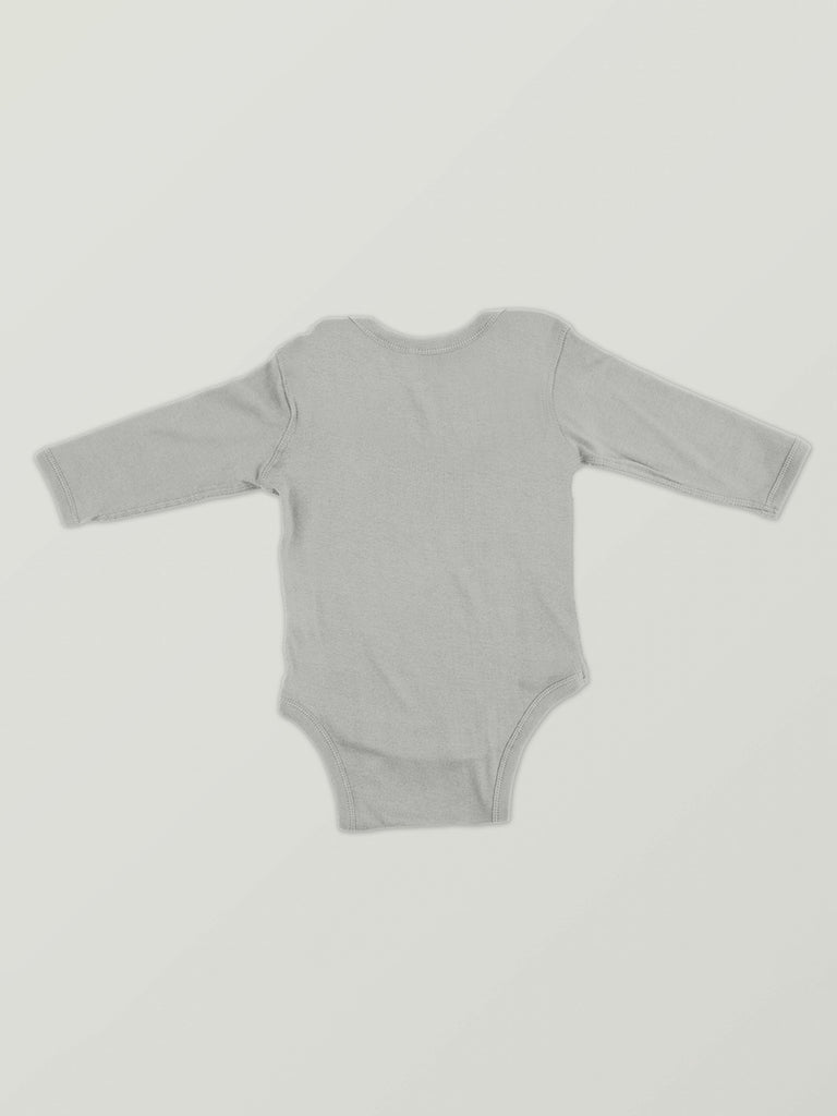 Kidbea Unisex Premium 100% Bamboo Ultra-Soft fabric Onesies with Travel Texture - Grey