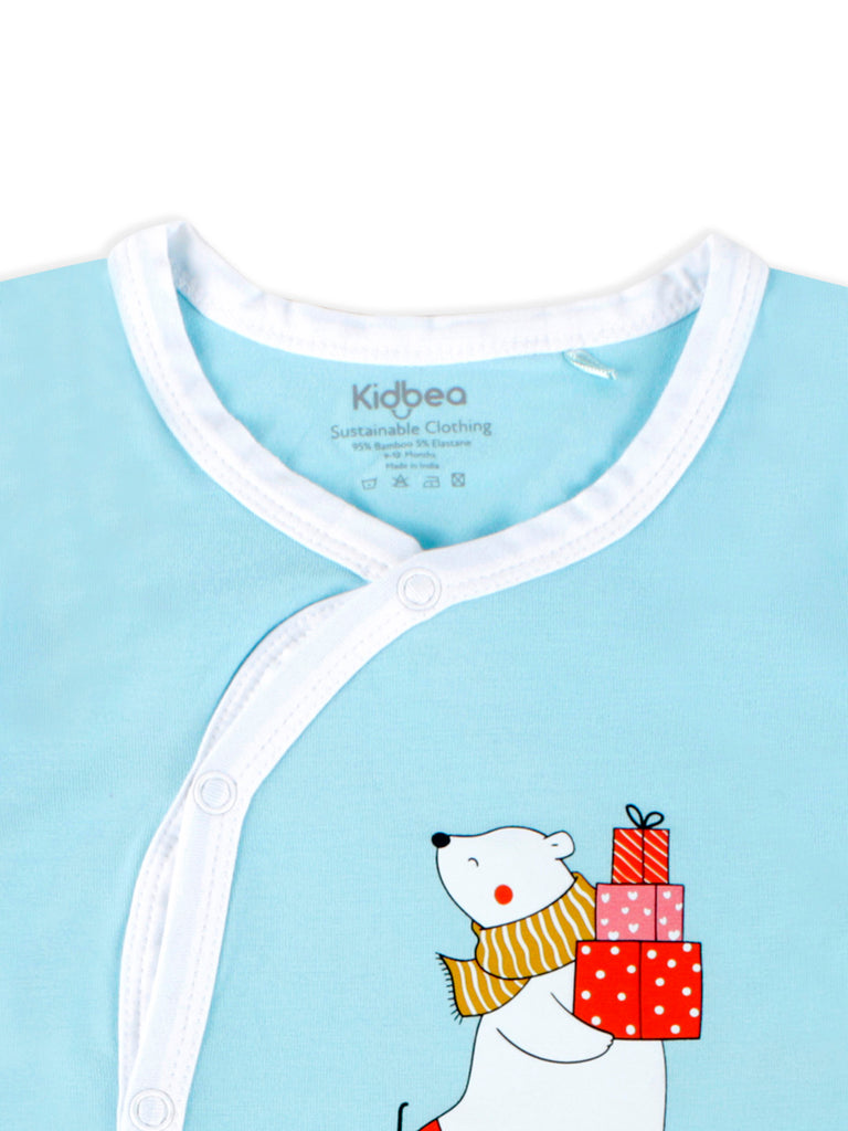 Bamboo Soft Fabric Onesie For Baby Boy | Hello